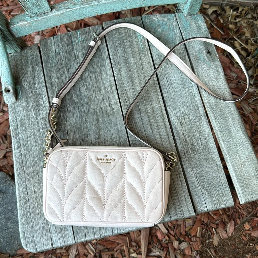Kate Spade Light Pink Briar Lane Quilted Crossbody Bag